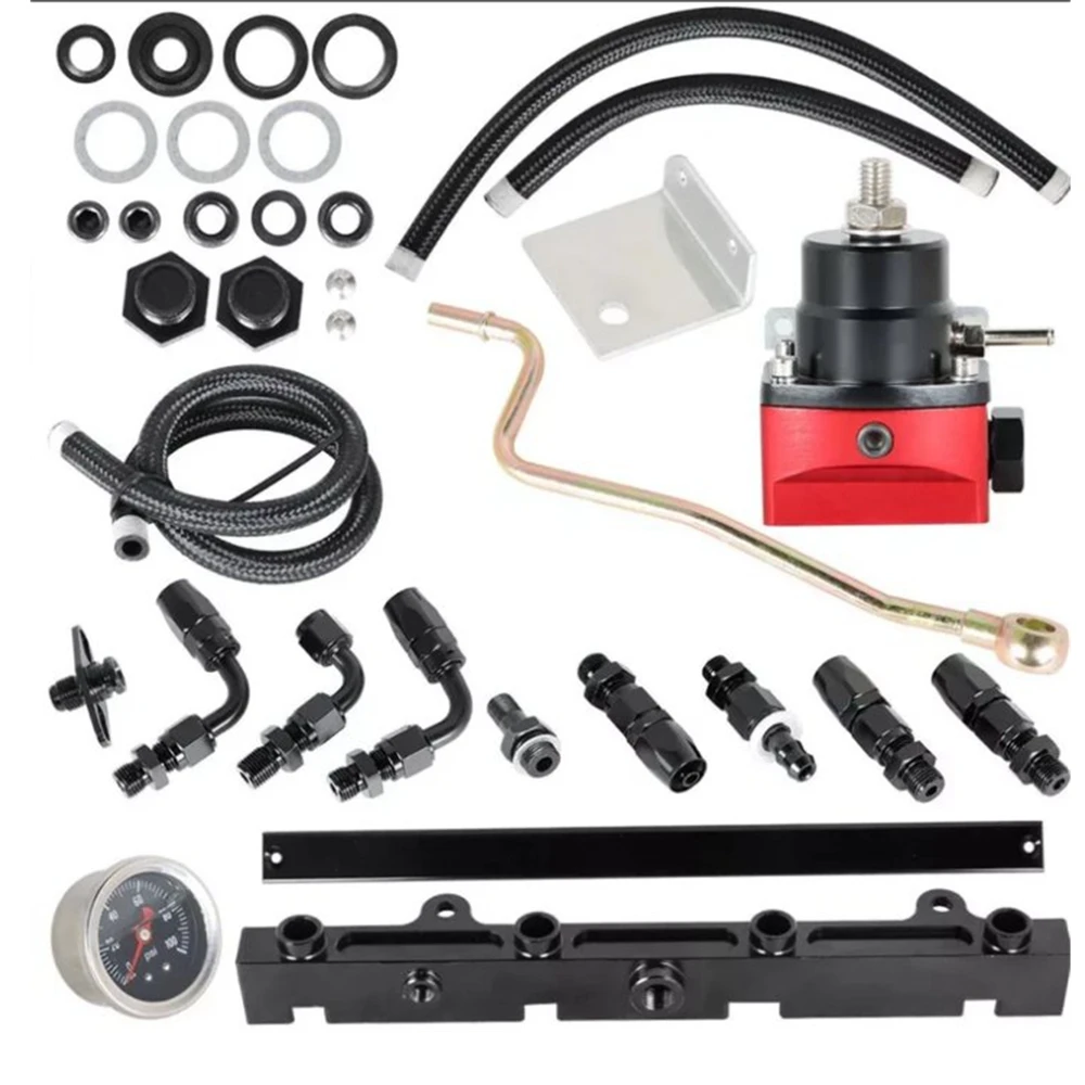 Für 7MGTE MKIII mit Schlauchleitungsanschlüssen, Ölstärke 100 psi, universell verstellbar, FPR AN6 Fitting, EFI-Kraftstoffdruckregler – Detail 7
