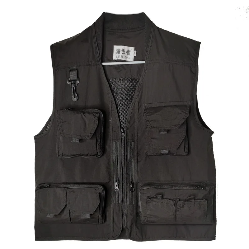 

Multipocket Outdoor Hiking Fishing Vest Men's Mountaineering Breathable Outdoor Sports Coat High-Quality Design Leisure Vest Men