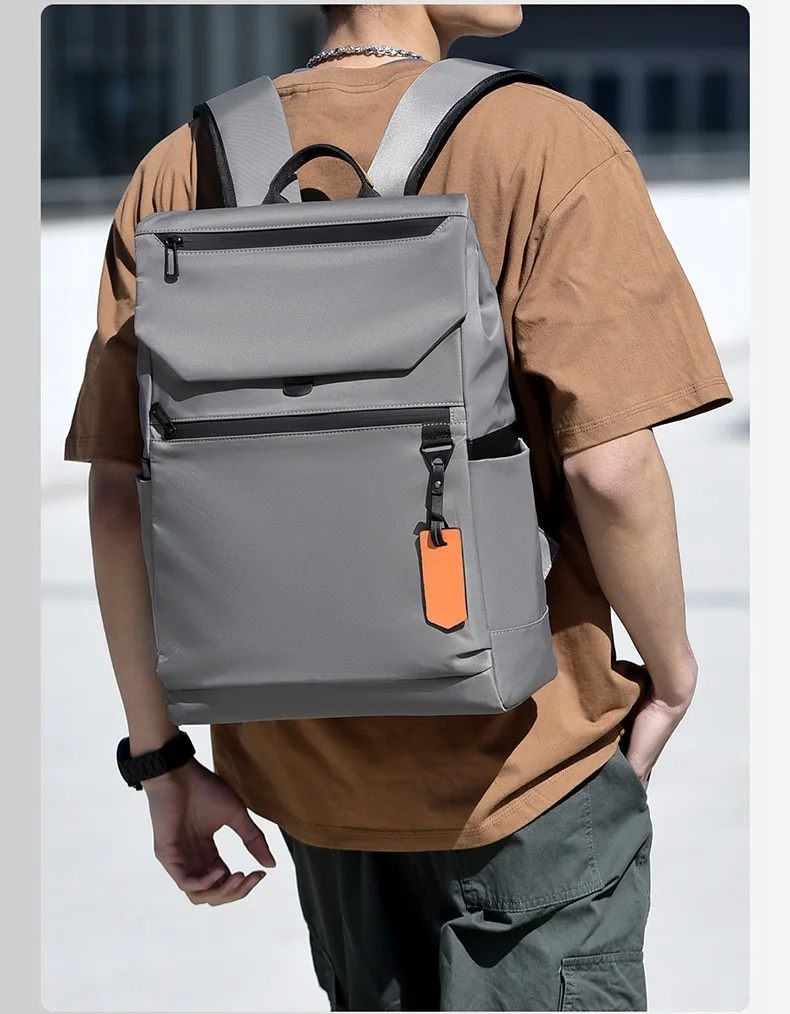 Zaini per laptop da uomo impermeabili Borsa da scuola per uomo Oxford Borsa da viaggio per uomo alla moda