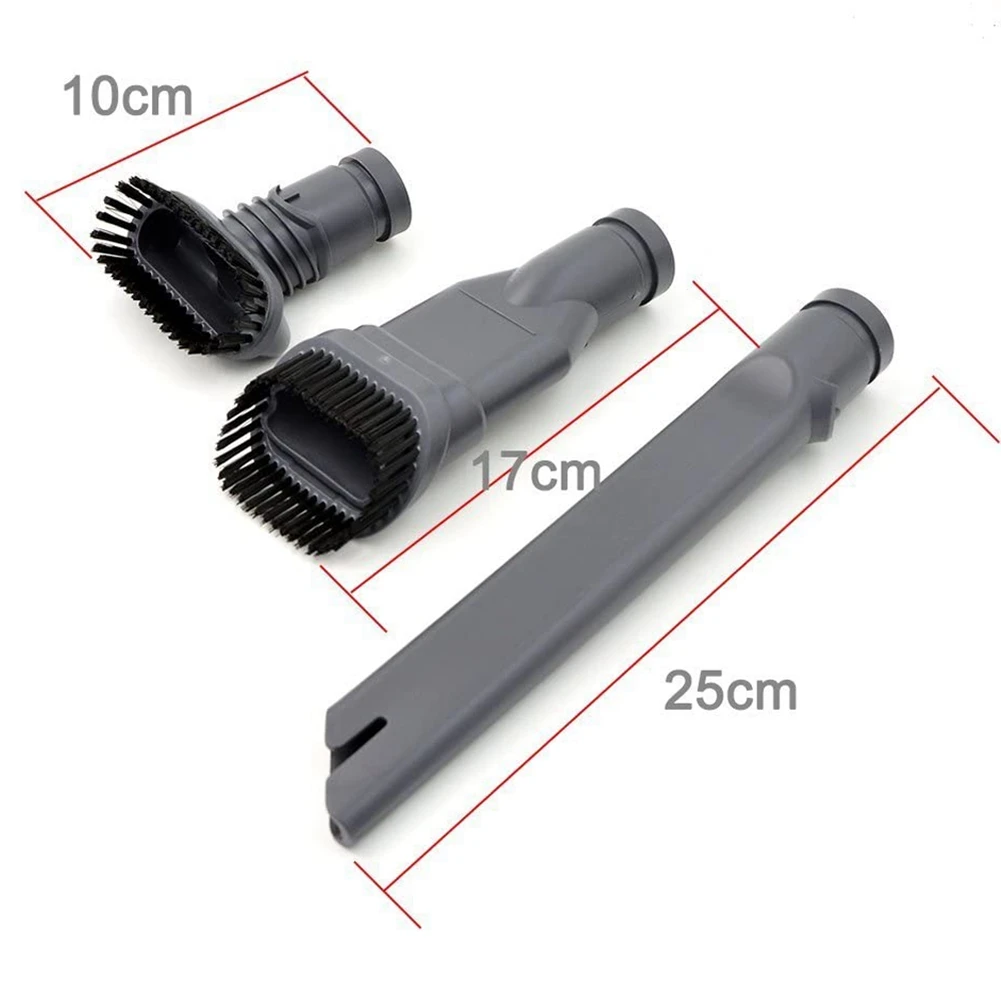 3 Pcs/Set Vacuum Attachment Kit Crevice Tool Nozzle Brush for Dyson DC35 DC45 DC58 DC59 DC62 V6 DC08 DC48