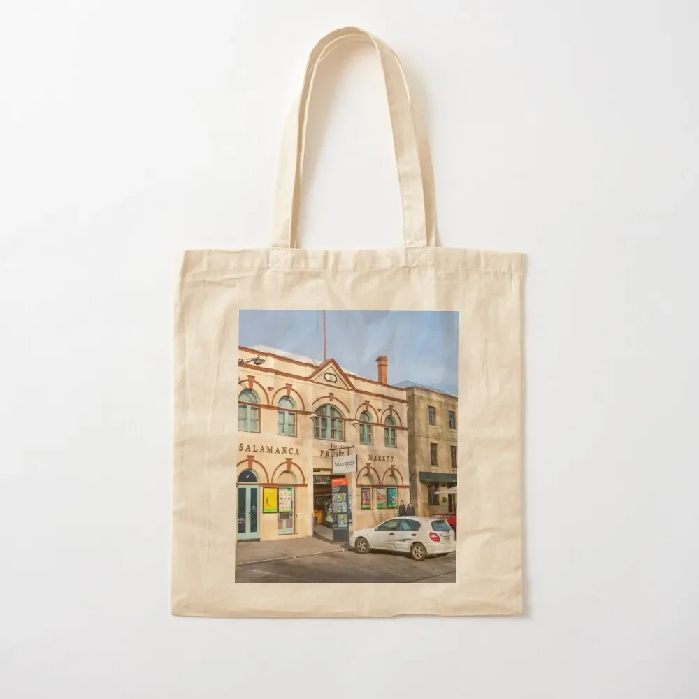 

Salamanca Place and Market Hobart Tasmania Tote Bag canvas bags woman shopping bag foldable reusable bag