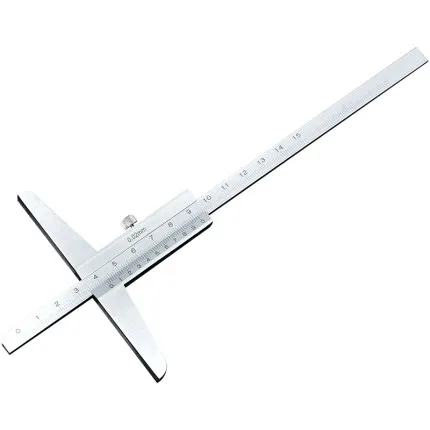 High-precision depth gauge measuring tool depth vernier caliper height gauge 0-150/0-200/0-300/500mm