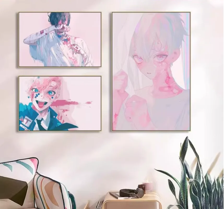 

Anime Time Agent Poster Macaron Animation Hanging Picture Wall Art For Girl'S Bedroom Decorative Murals Bedroom Surroundings