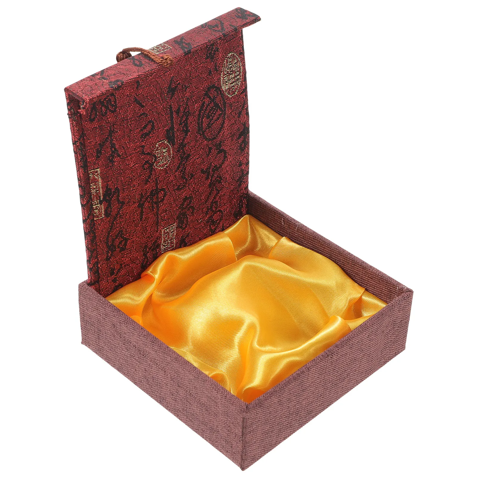 Classic Vintage Jewelry Box Paperboard Cloth Small Trinket Storage Case Organizer for Necklaces Rings Earrings Decorative