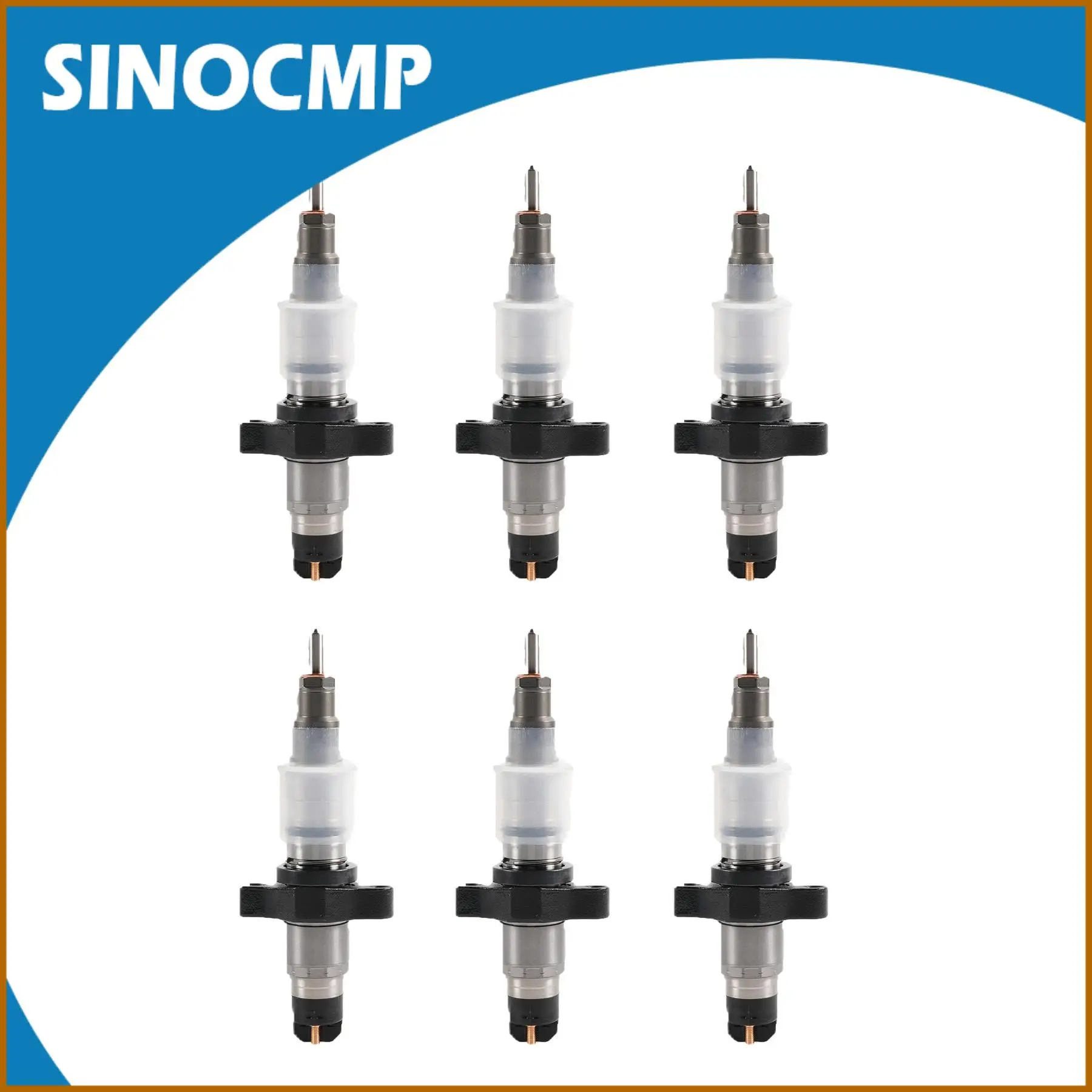 

6 шт. топливная форсунка 2830957 0445120007 0986435508 DSLA143P970 для корпуса Cummins DAF Ford Iveco Nefaz VW различные