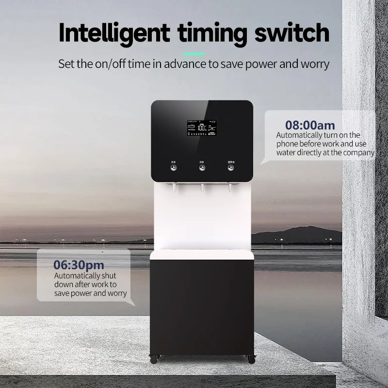 Automatic Three Nozzles Freestanding Water Dispenser Drinking Hot Freestanding Water Purifier Machine Dispenser for Home/Hotel