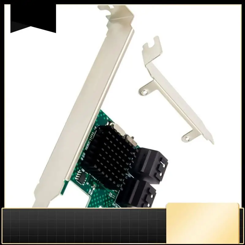 

4-портовая карта расширения SATA 3.0 PCI-E для слота Pcie X1 GEN3 — контроллер ASM1061 SATA3.0 — N33R