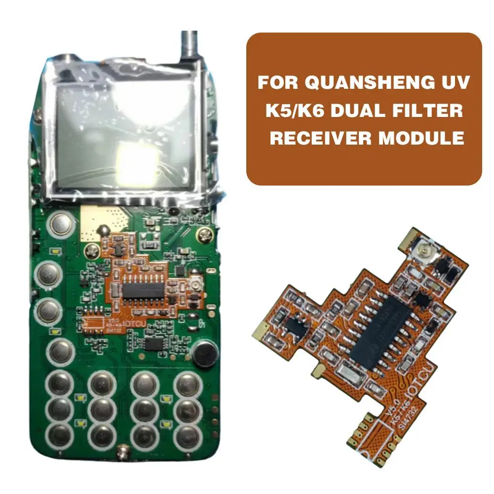 SI4732 Chip For Quansheng K5 K6 Soft Board FPC Dual Filtering+dual Amplification Crystal Oscillator Component Modification Modul