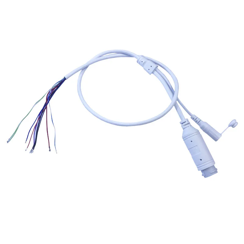IP CCTV 카메라 방수 POE 케이블 DC48V ~ 12V POE 모듈 테일 라인 9 코어 POE 어댑터 LAN 케이블