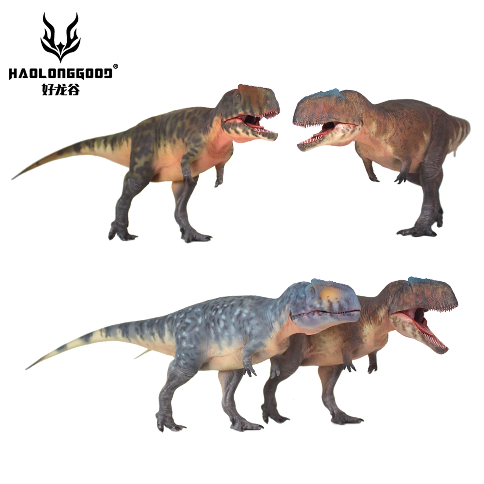 HAOLONGGOOD 1:35 Giganotosaurus Model Dinosaur Animal Figure Collection Scene Decoration Birthday Gift Toys
