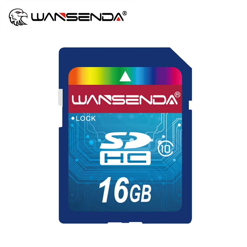 Hotsale WANSENDA SD Memory Card 64GB 32GB Class 10 SD Card 8GB 16GB Transflash SDHC SDXC TF Card Digital Flash Memory Card