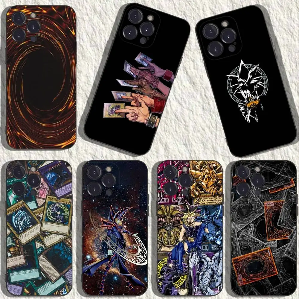 

Game Yu-Gi-Oh Card Phone Case For iPhone 16,15,14,13,12,11 Plus,Pro Max,XS,X,XR,SE,Mini,8,7,Soft Silicone Black Cover