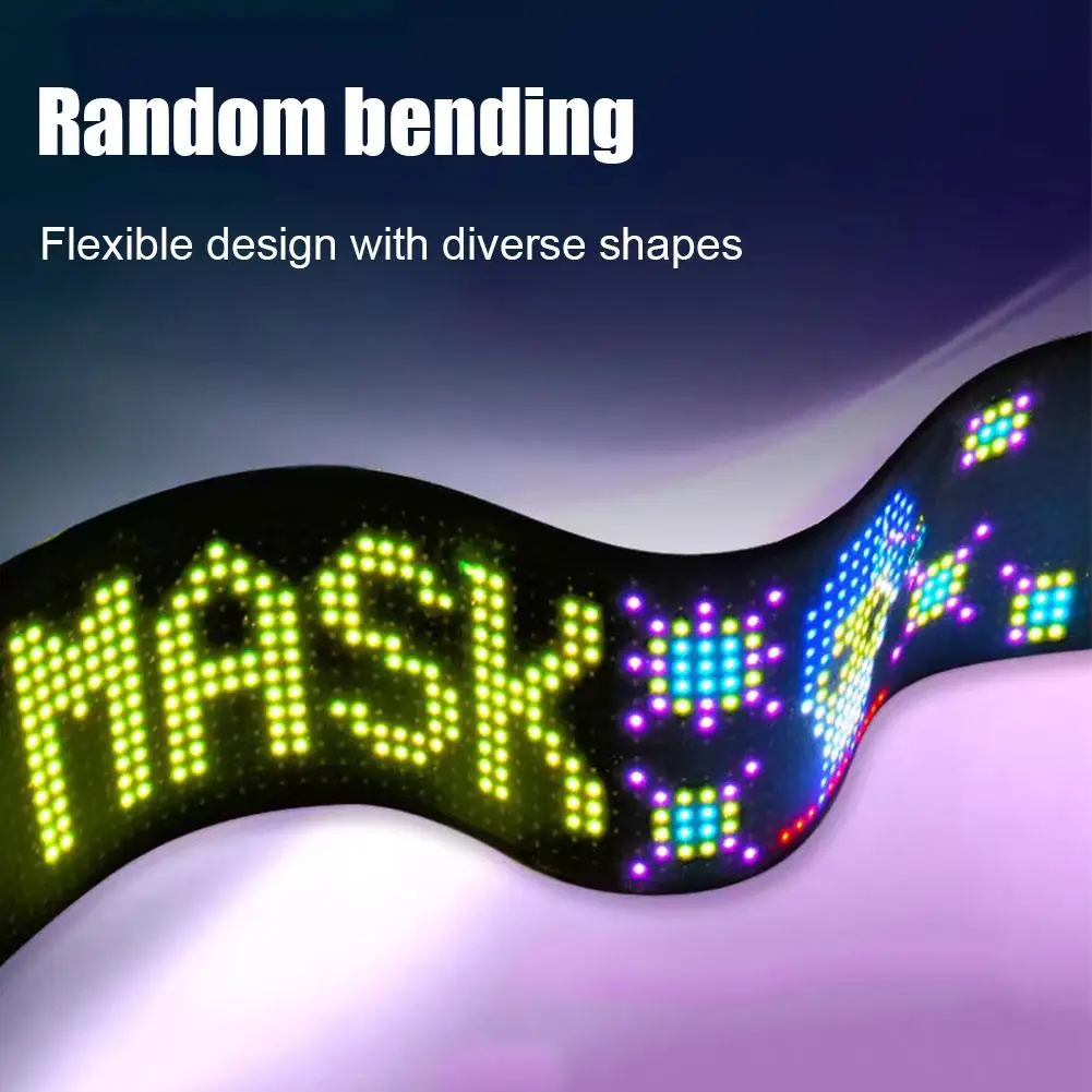 Programmable Led Sign Scrolling Message Led Shop Signs Flexible Digital Display Board DIY Custom App Control Led Matrix Panel