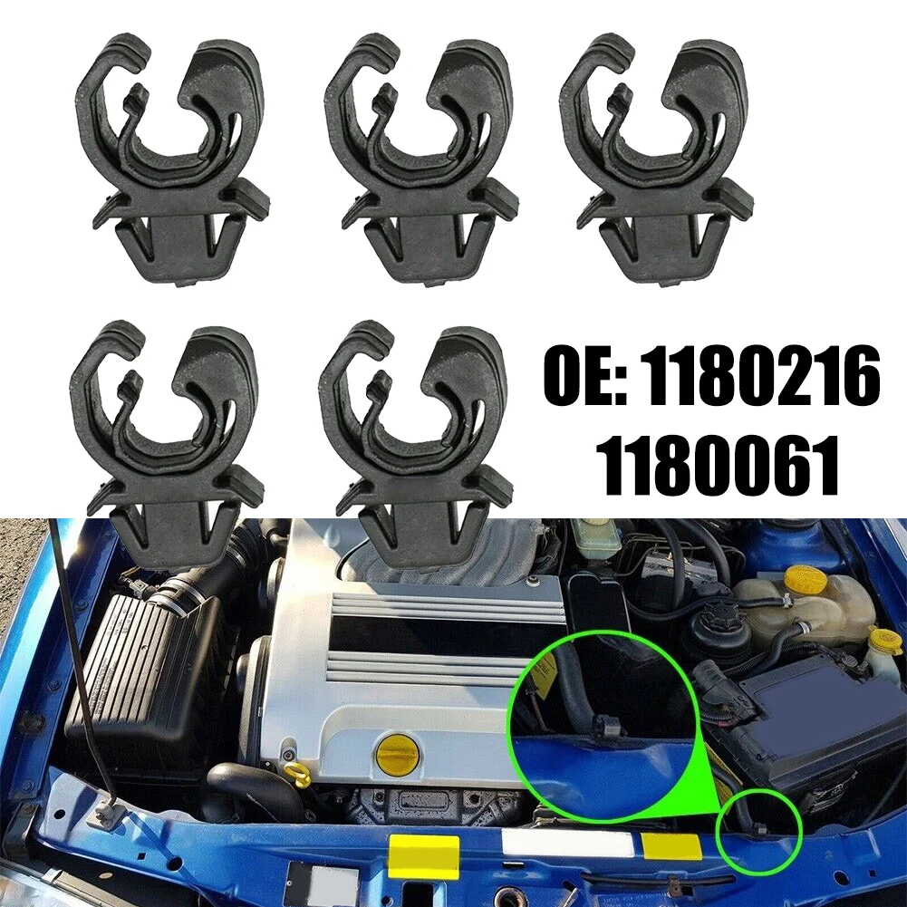 Car Hood Bonnet Rod Support Clip Kit 5Pcs For Opel For Vauxhall Various Models OEM Reference 1180216 Accessories