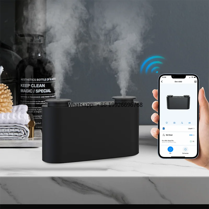 

X4Twins Bedroom Office Desktop Aluminum Appearance Mixing Perfume Oil Rechargeable Battery Aroma Diffuser Machine