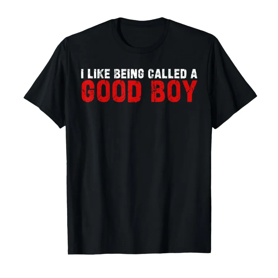 I Like Being Called A Good Boy Brainrot Funny Gen Alpha T-shirt Men Women 100% Cotton T Shirts Short Sleeve Tops