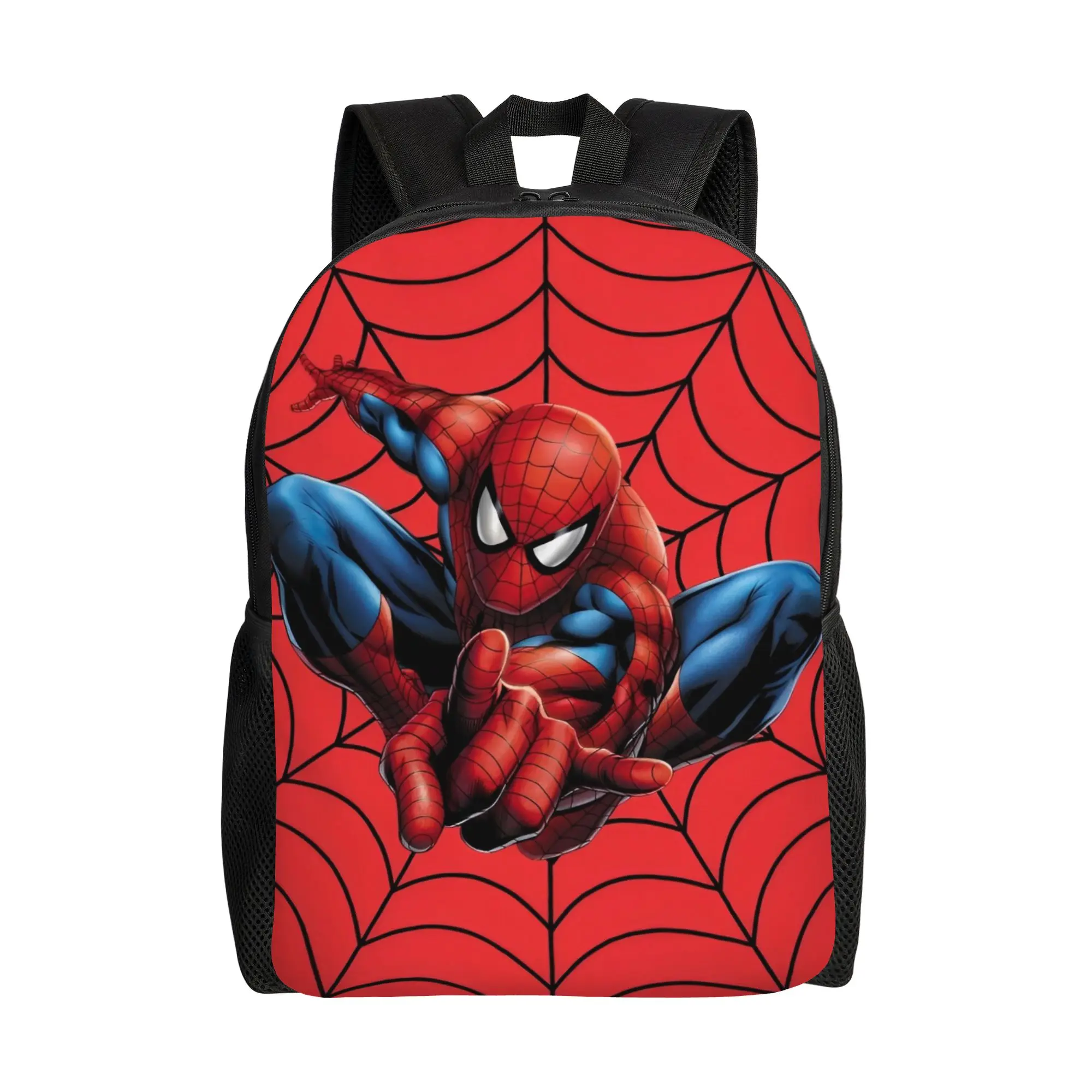 

Рюкзак Spider-Man Pose для мужчин и женщин, повседневный студенческий рюкзак для работы, сумка через плечо для ноутбука, спортивная сумка