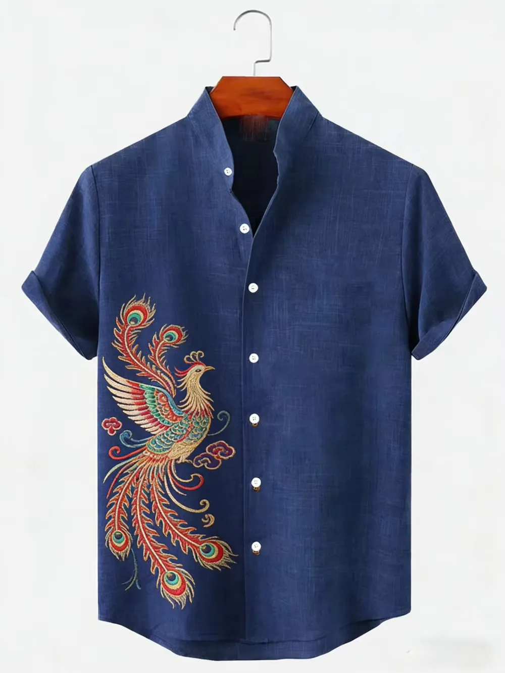 2026 Men's Linen Short Sleeve Multicolor Shirt Ethnic Natural HD 3D Printed Shirt Hawaiian Vacation Outdoor Party Designer Shirt