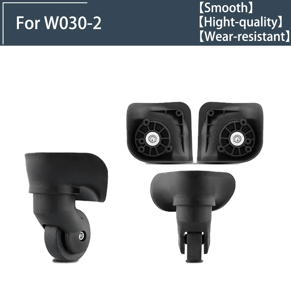 Universal Luggage Wheel W030-2 Silent Suitcase Replacement Spare Parts 360 Degree Rotating