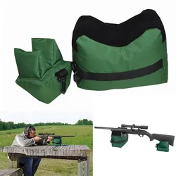 Outdoor Shooting Stand Bag Tack Driver Hunting Shooting Gun Accessories Gun Rest Target Sports Rifle Bench Unfilled Sand Green