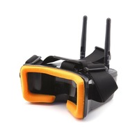 5.8G 40CH Dual Antennas FPV Goggles Monitor Video Glasses Headset HD W/ 25mW transmitter fpv camera + Osd for Racing Drone