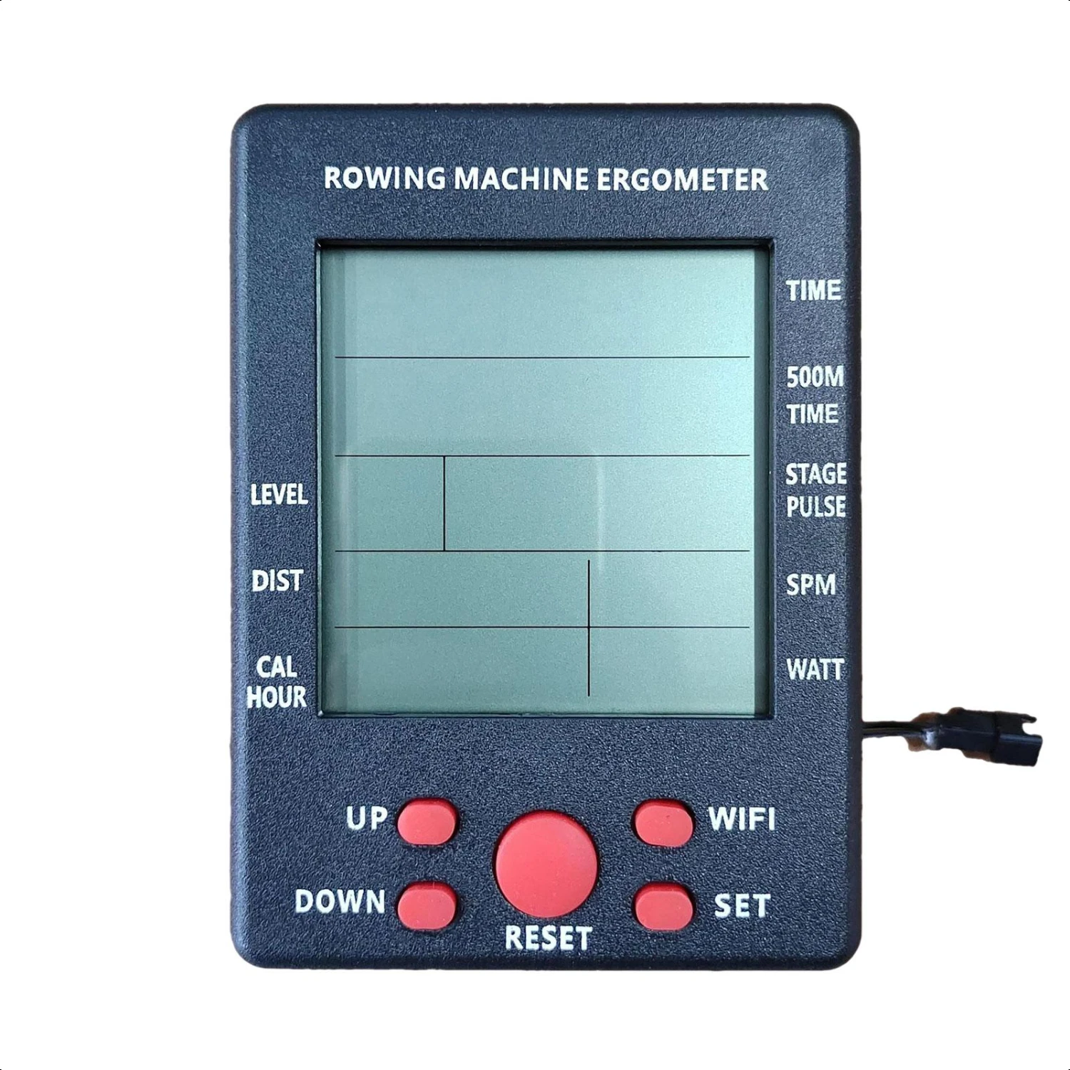 

Lightweight Water-Resistant Rowing Machine with Easy-to-Install Counter Speedometer - Replacement Monitor Part for Exercise Bike