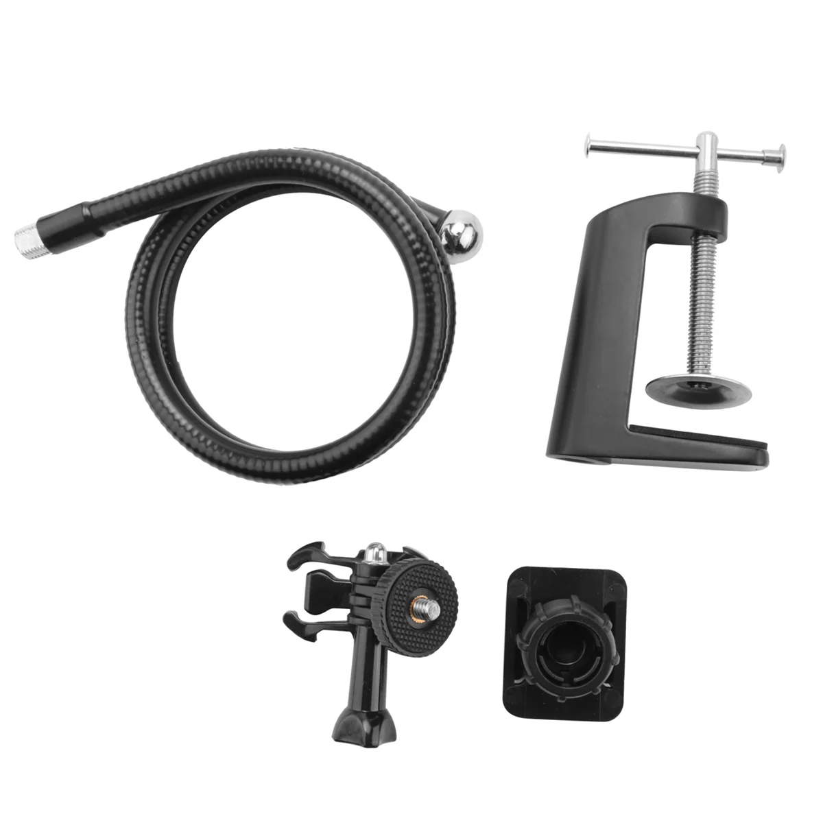 Camera Bracket with Enhanced Desk Jaw Clamp Flexible Gooseneck Stand for Webcam 4K C925E C922X C922