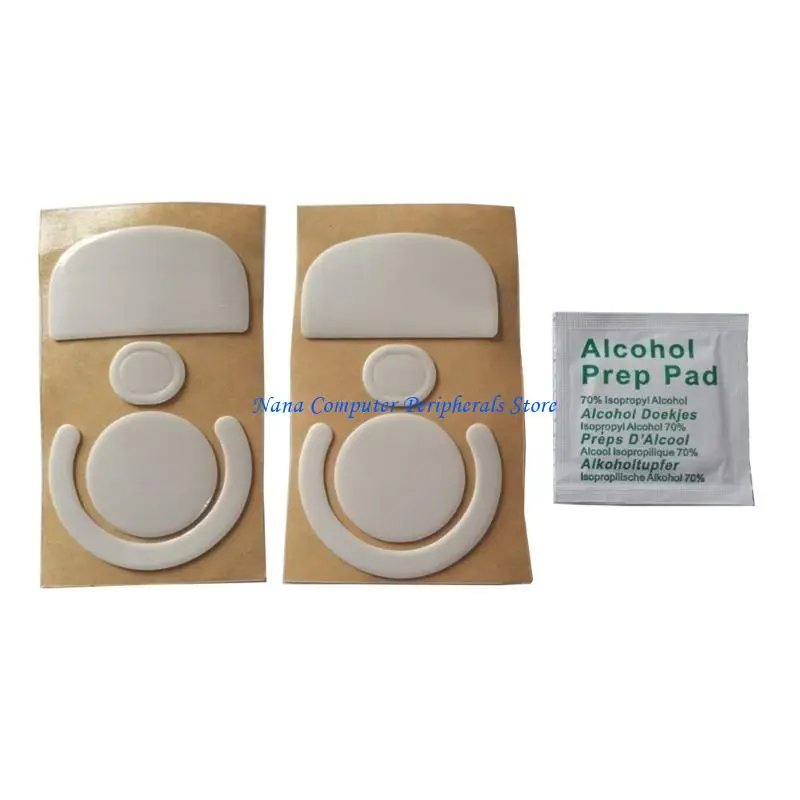 F68C Curved Mouse Feet Pad Mouse Skates Anti-Slip Mouse Glides G X Superlight Gaming Mouse