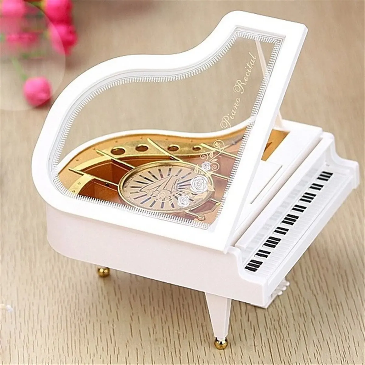 A20I Dancing Piano Music Box New Year Gift Present Girl's Birthday Romantic Gift Musical Box Home Decor