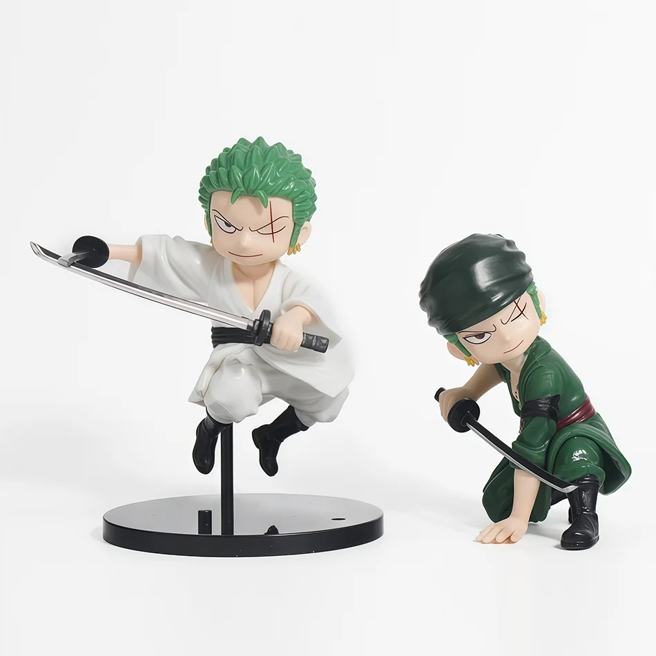 1-6pcs/set One Piece Blind Box Anime Roronoa Zoro Oni Giri Battle Mode Toy Action Figure Desktop Ornament Christmas Gifts view 3