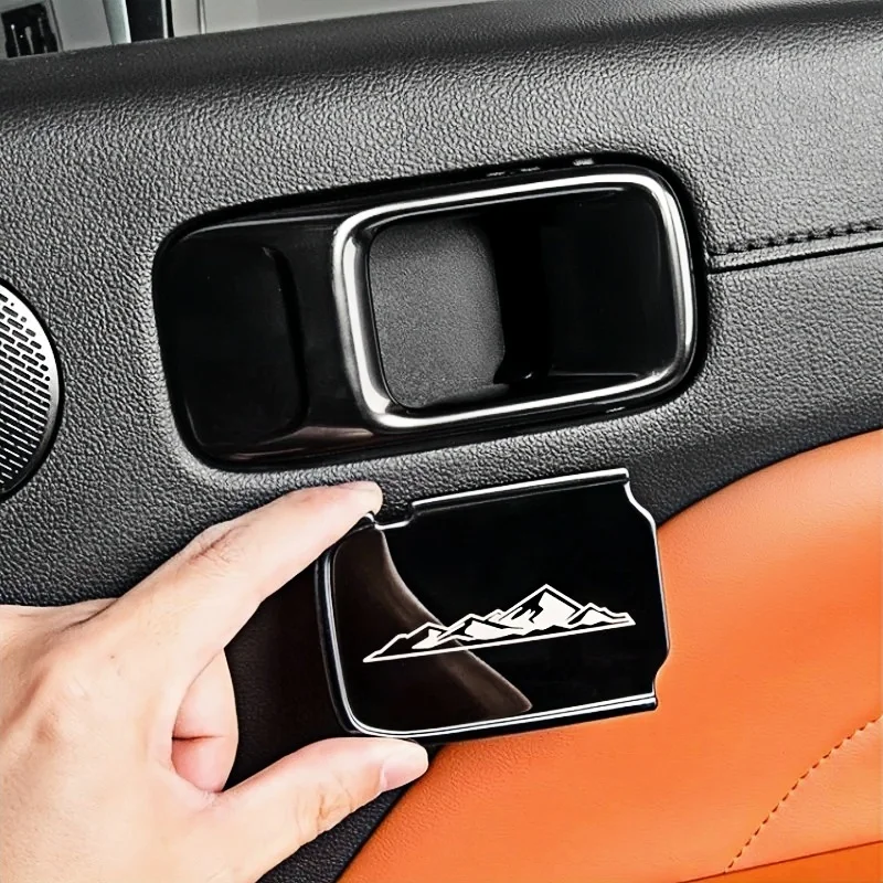 

Fit for GWM Haval H9 2024 Auto Door Inner Door Bowl Stainless Steel Protection Sticker Auto Decorative Interior Decoration Parts