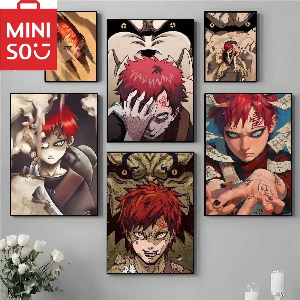 DIY Without Frame Digital Oil Painting  Anime Cartoon Gaara  Home Decoration Painting Wall Bedroom Room Decor Gift