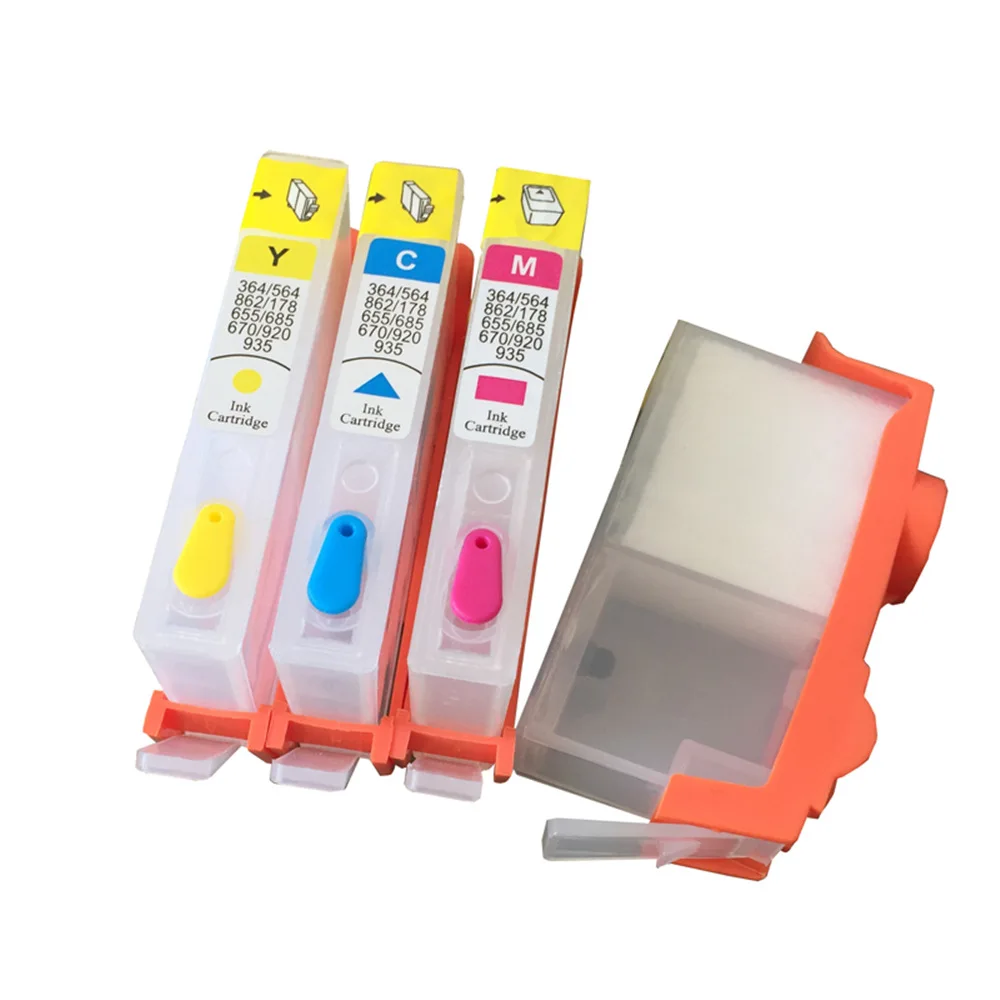 For HP 364 364 XL Refillable Cartridges for HP deskjet 4620 5510 3070a 3520 5520 6510 6515 6520 7510 7515 Printer