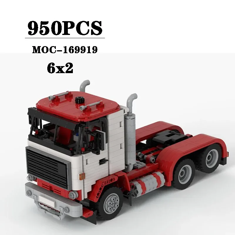 New Building Blocks MOC-169919 Truck Head Construction Model Ornament 950PCS Education Children's Birthday Gifts Christmas Toys