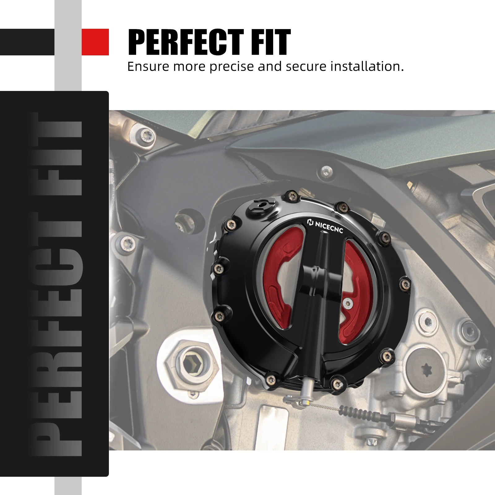 Untuk BMW S1000RR 2019-2024 S1000R 2022-2024 S1000XR M1000RR 2021-2024 Penutup Kopling Bening Mesin Sepeda Motor
