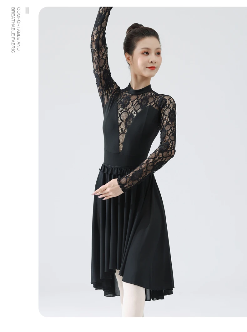 긴 발레 투투 화이트 발레리나 투투 여성 서정적 Tulle 발레 스커트 (속옷 포함)