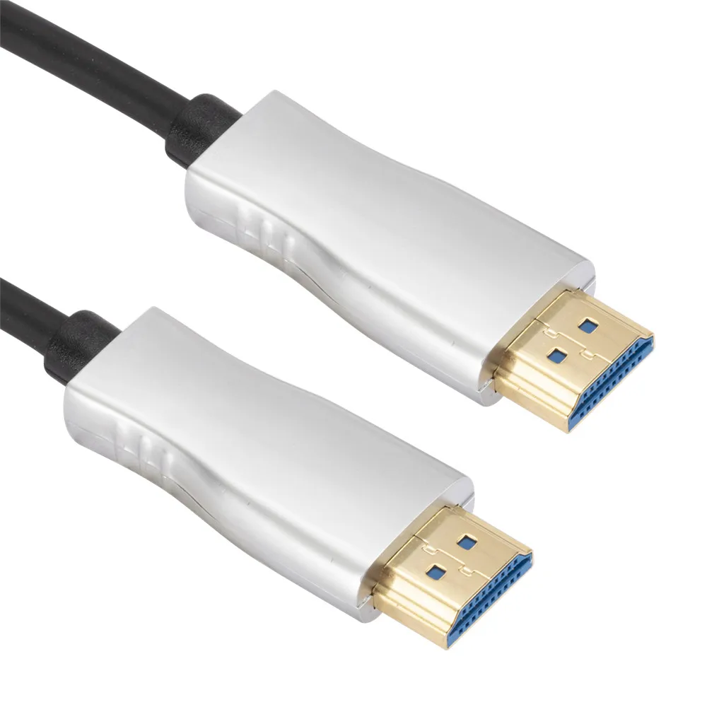 HDTV 2.0 Fiber Active Optical Cable 4K 60Hz 18Gbps Ultra High Speed HDR Male to Male For Projector Monitor 10m 20m 30m 40m 50m