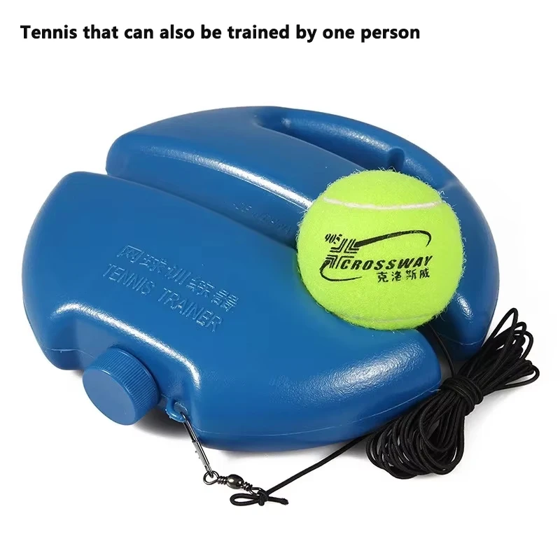 Professional Heavy Duty Tennis Training Aids Base with Elastic Rope Ball Practice Self-Duty Durable Exercise Equipment