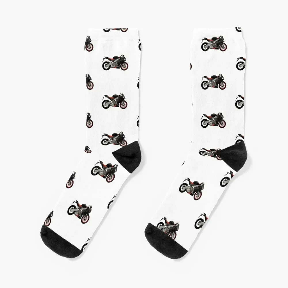 Motorcycle Aprilia RS 660 Socks tennis New year's Stockings compression Designer Man Socks Women's