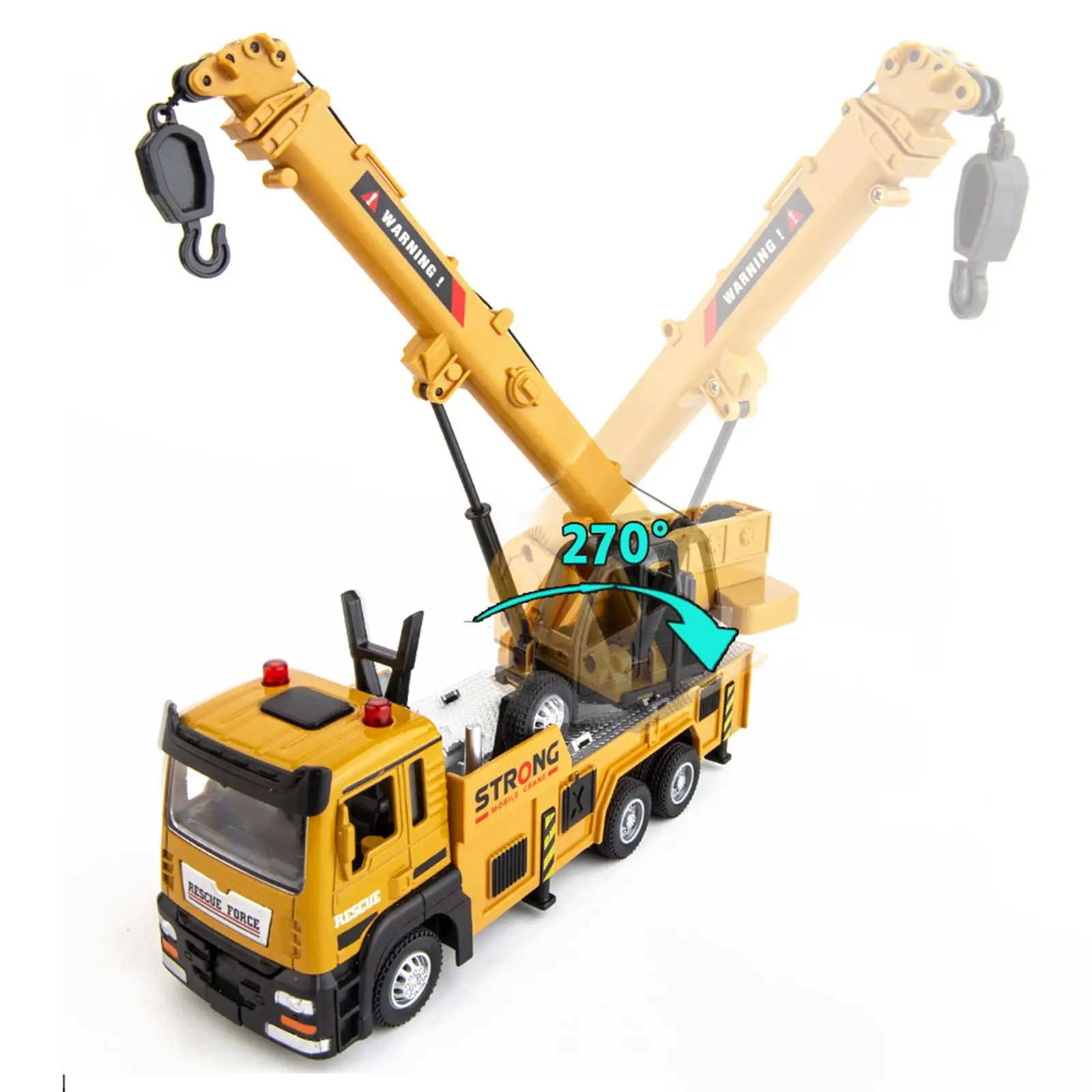 

Crane Truck Toy Metal Cab Construction Toys Construction Trucks for Preschool