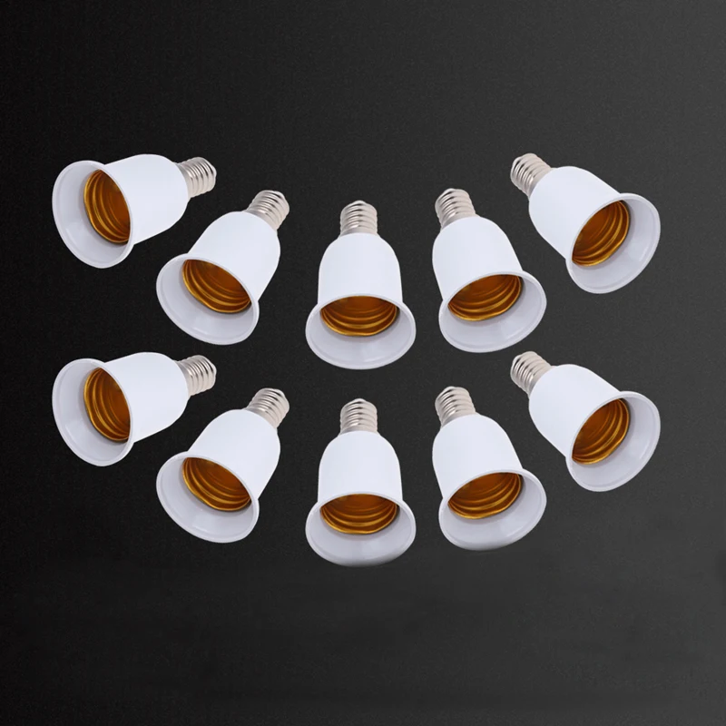 Y1UB E14 To E27 Base Screw LED Light Lamp Bulb Holder Adapter Socket Converter