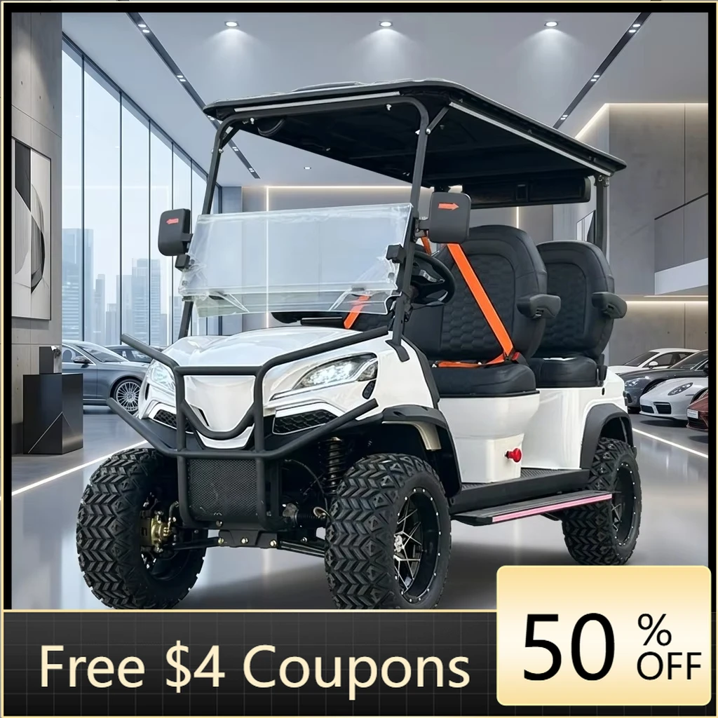

Rs Export electric golf cart factory direct sales all-terrain vehicle four-wheel drive electric airport shuttle