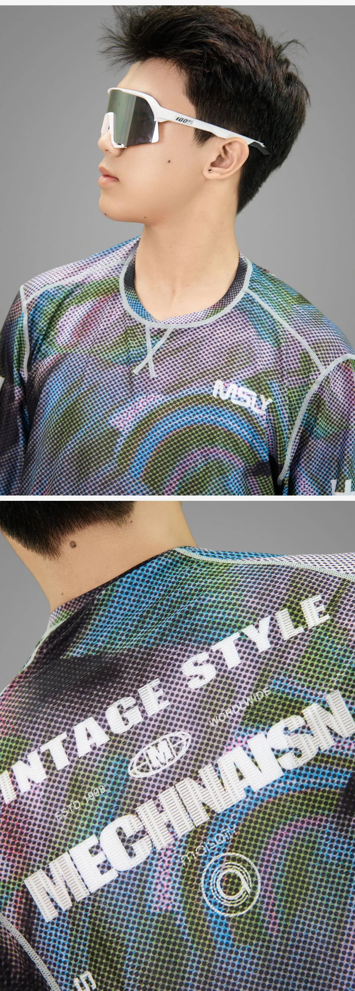 MSLY MTB-Trikot für Downhill, Herren und Damen, Langarm-Motorrad-Radtrikot, MOTO T-Shirt, Mountainbike-T-Shirt – Detail 13