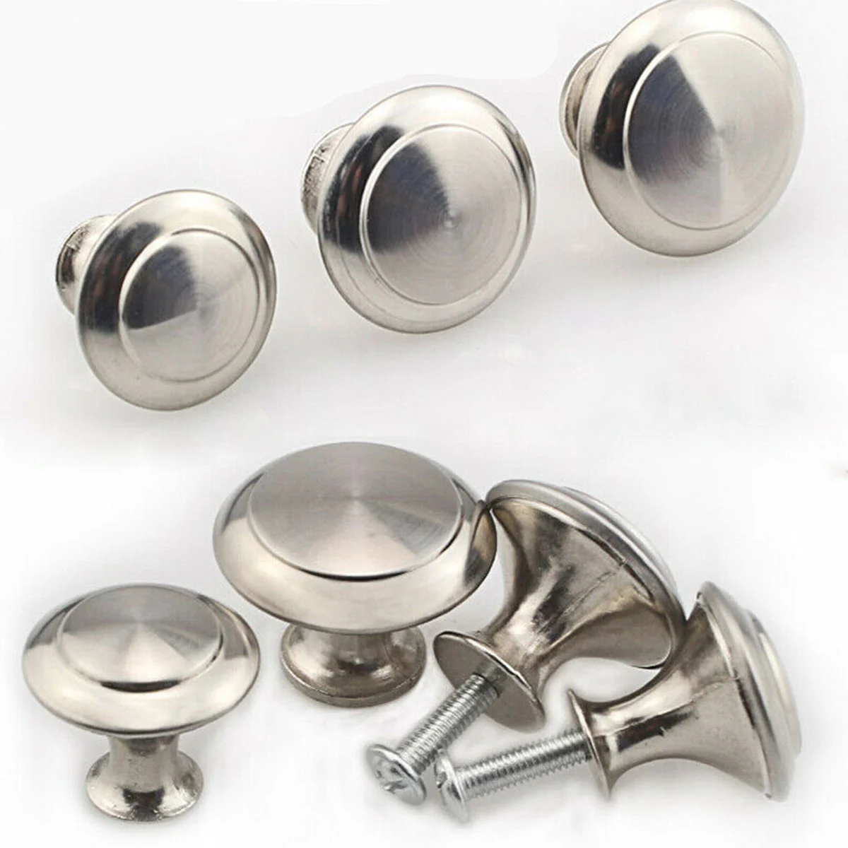 20 pcs Port Kapcsológomb kezelni knobs vel csavarok Futam számára szekrény üvegek Horgány Keverés Rajzoló