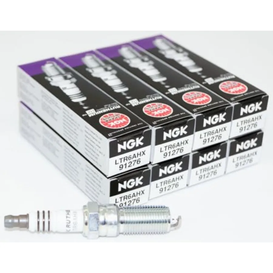 

Set of 8 HighPerformance Ruthenium HX Spark Plugs with 0.052 Gap for Enhanced Ignition Efficiency in 5.0L V8 Engines Ideal for