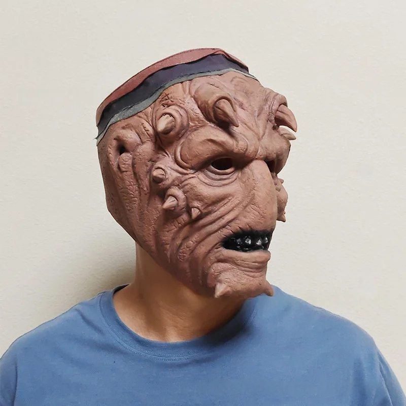 Personaje de película Darth Maul máscara disfraz de fiesta de Halloween Cosplay Anime tocado parodia máscara de fantasma