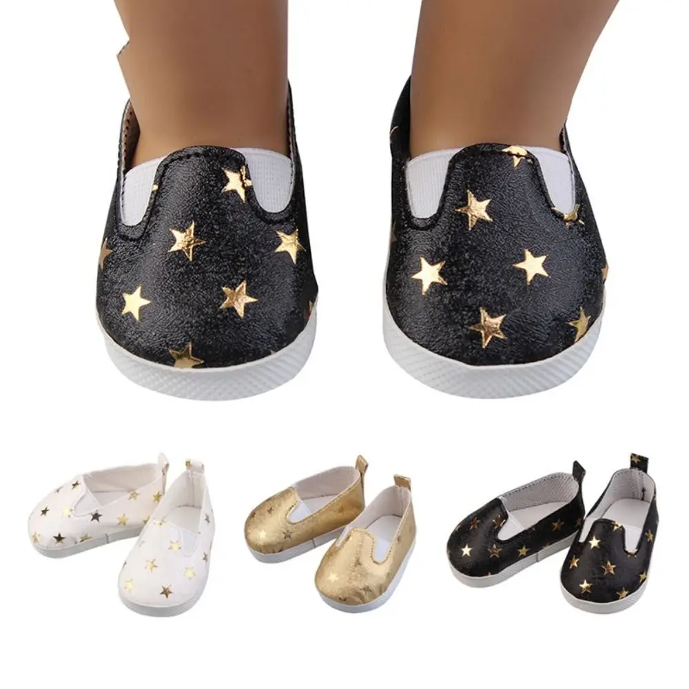 1pairs Star Doll Shoes Cartoon Cute Imitation Canvas Shoes Handmade Doll Cosplay Accessories for Labubu for BJD for OB11