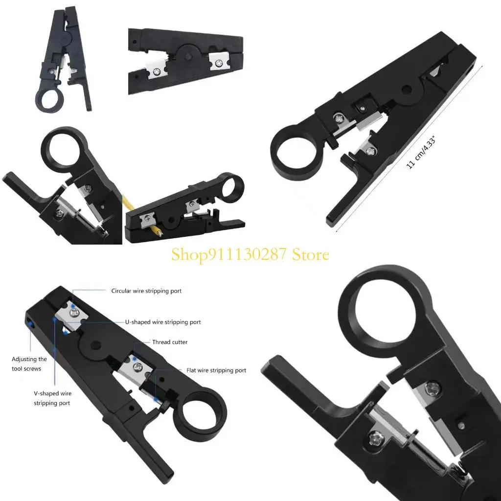 

J1HC для UTP/STP RG59 RG6 RG7 RG11 Cutter Striper Table Pliers Многофункциональные инструменты для электрического счивания