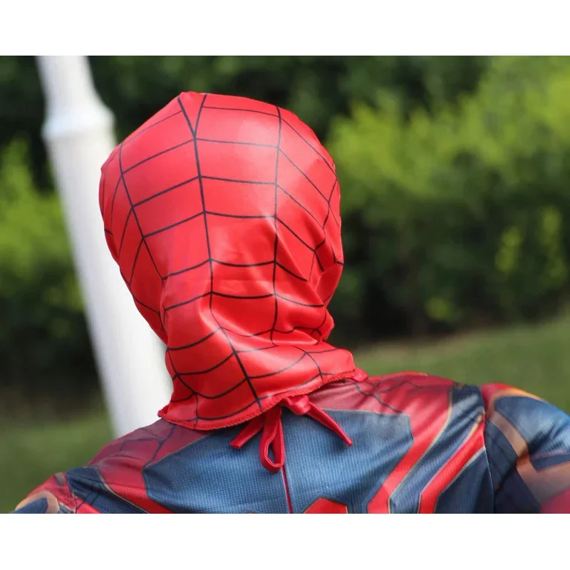 เด็ก Super Heroes เครื่องแต่งกายกล้ามเนื้อ Spiderman หน้ากากถุงมือมวย Hulk Boy Carnival Party Dress Up 3-14Y