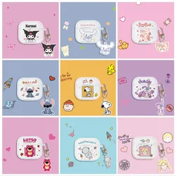 Cartoon Soft Clear TPU Earphone Shell For Mini Pro 4 TWS For Air Pro 4 5 Earphone Case For For Mini Pro 5 TWS Bags With Keyring
